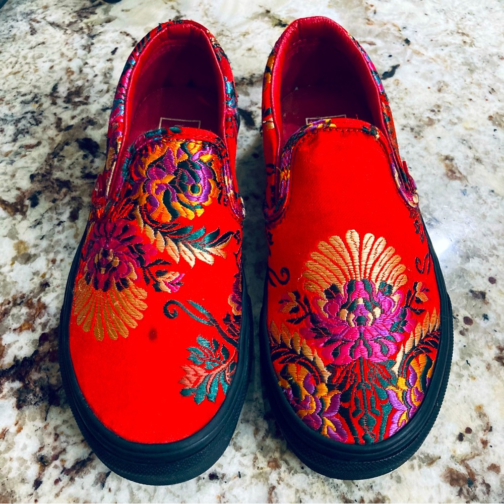 Chinese New Year Silk Vans